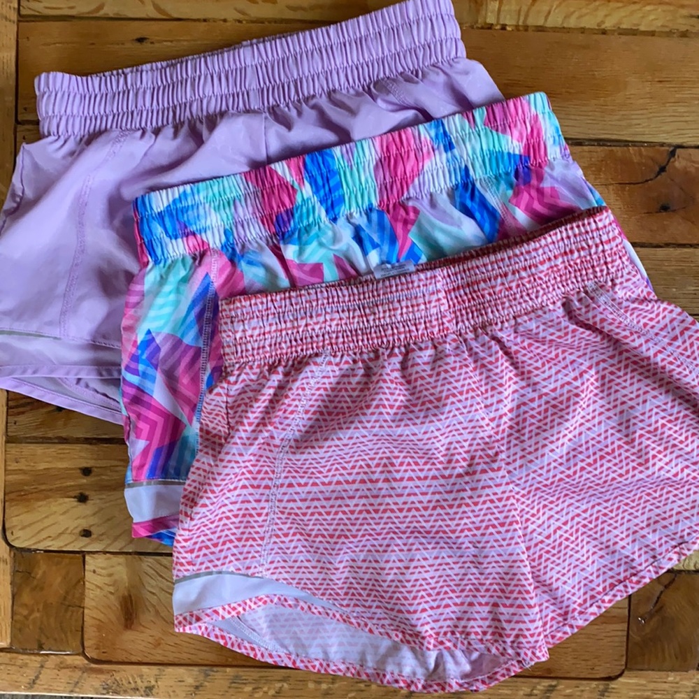 Athletic Shorts Lot XS/S Womens Running Pastel Printed